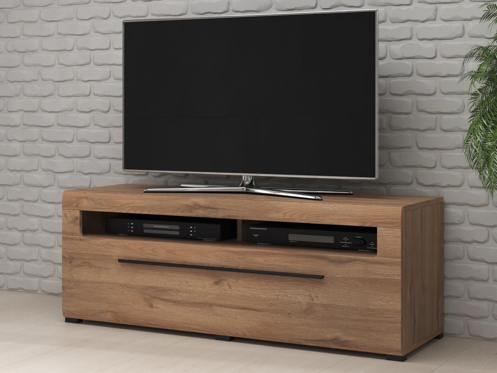 Tv-meubel TULIO 1 lade 140 cm grandson oak