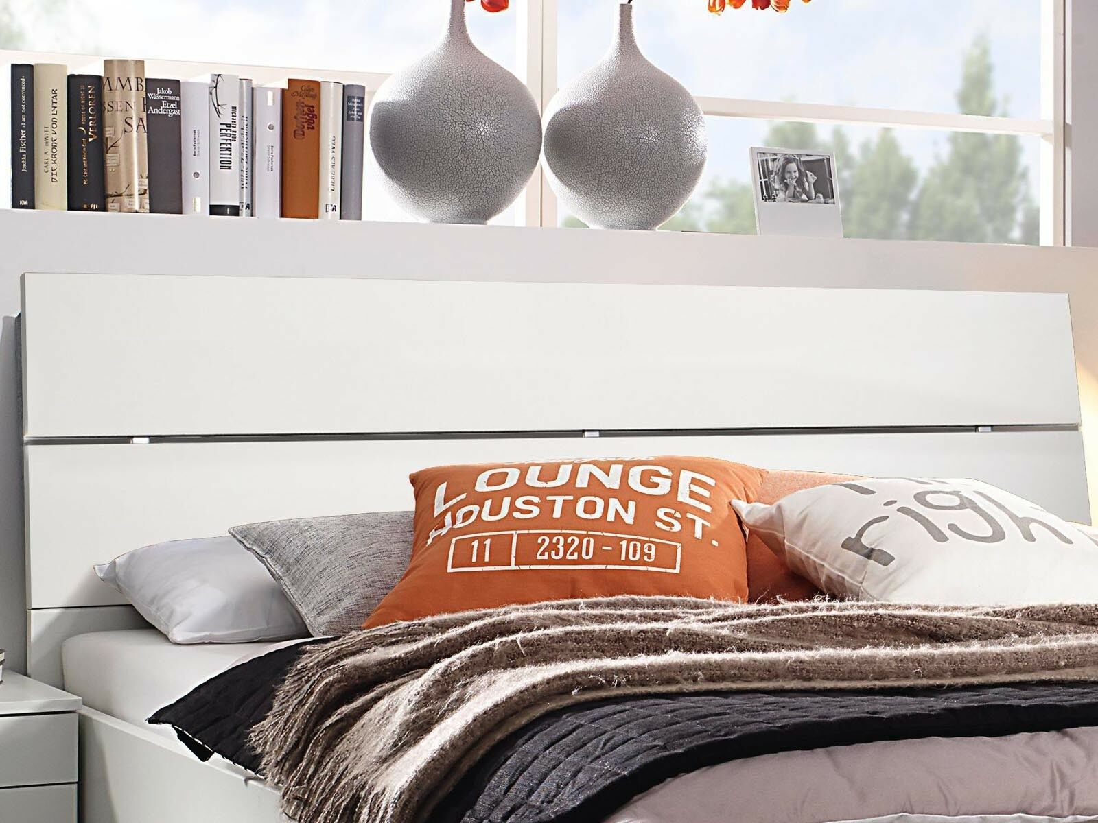 Hoofdeinde SCARLETT 180x200 cm wit