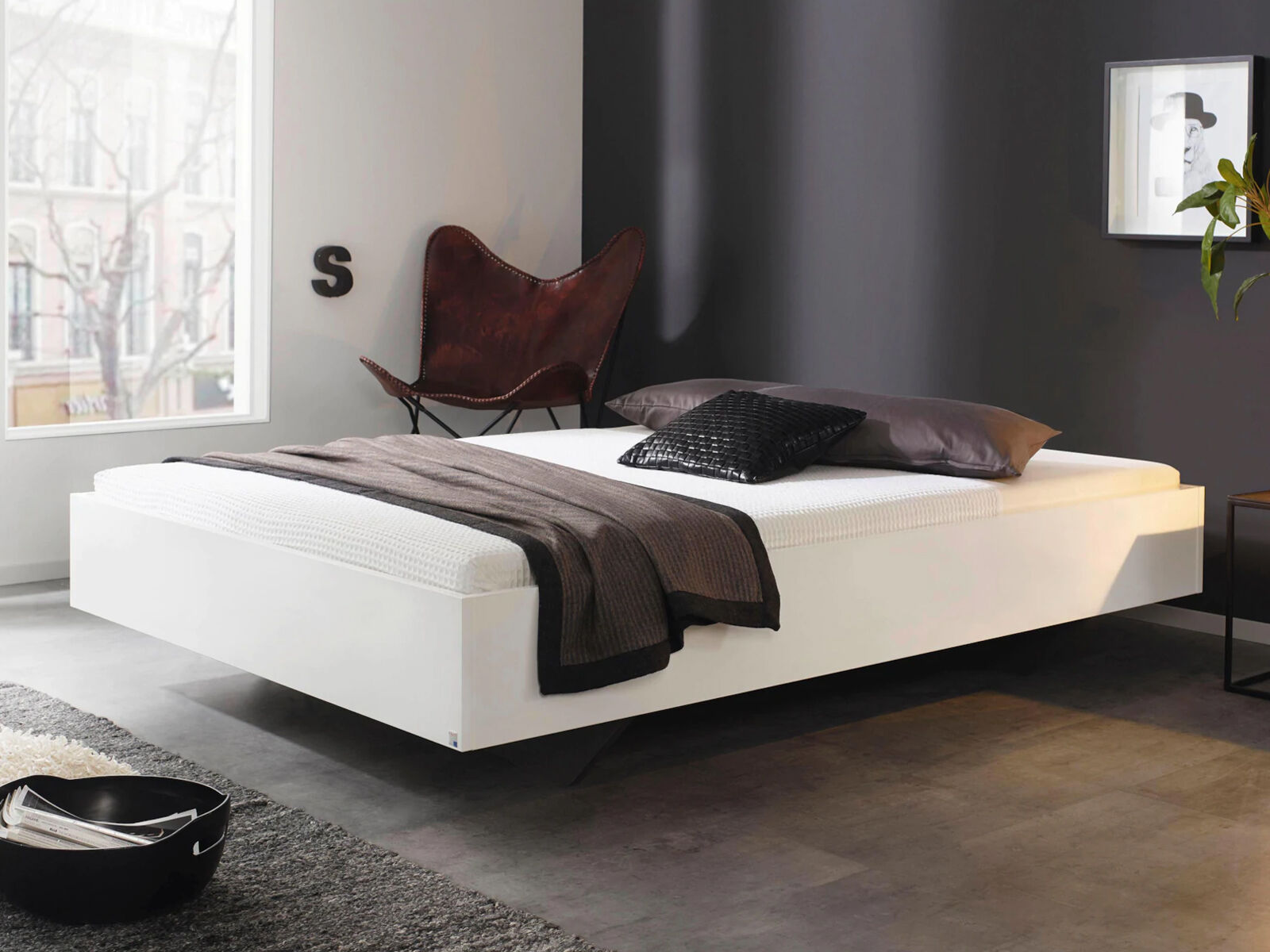 Bed IXANA 120x200 cm alpine wit