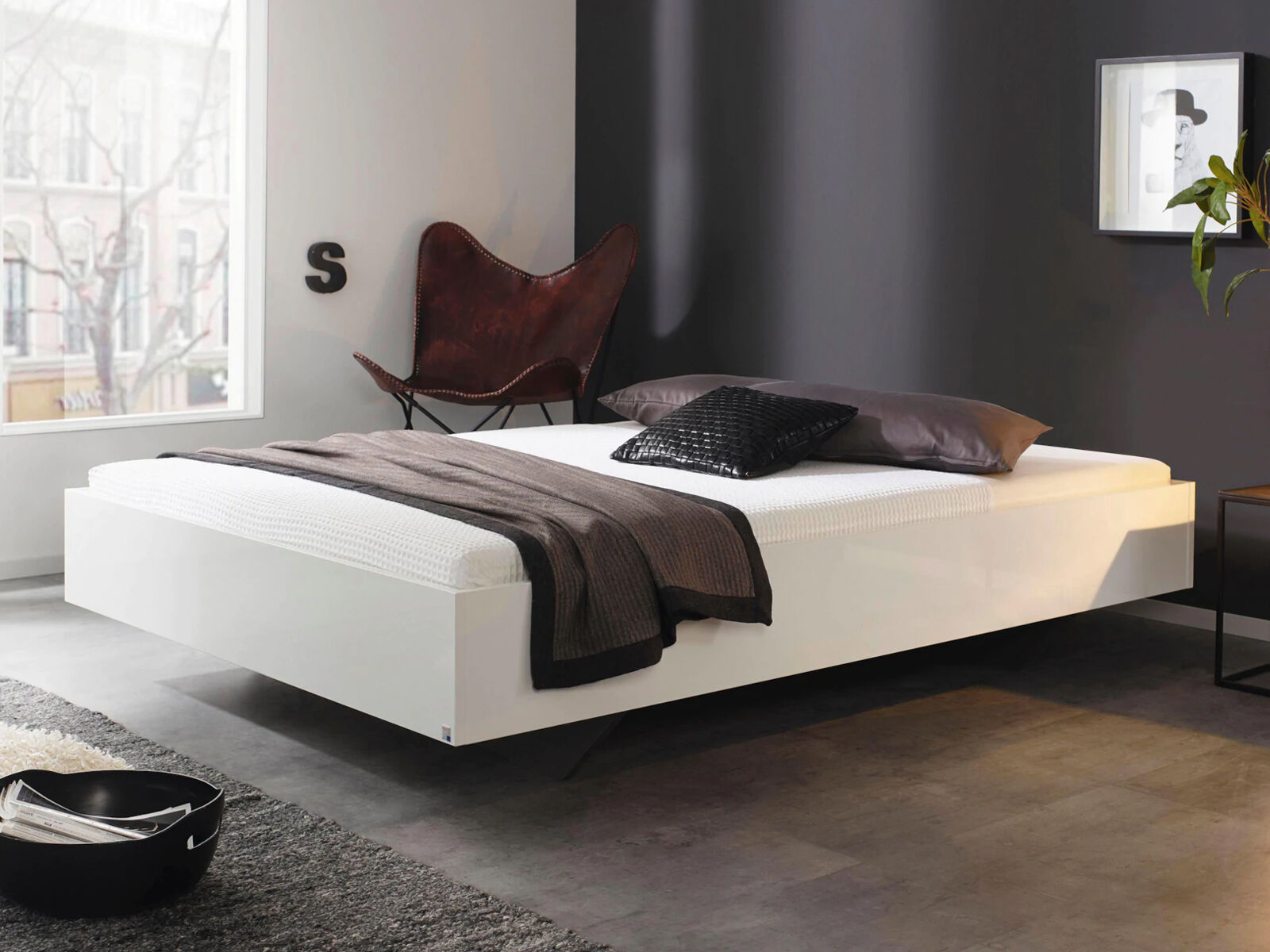 Bed IXANA 140x200 cm alpine wit