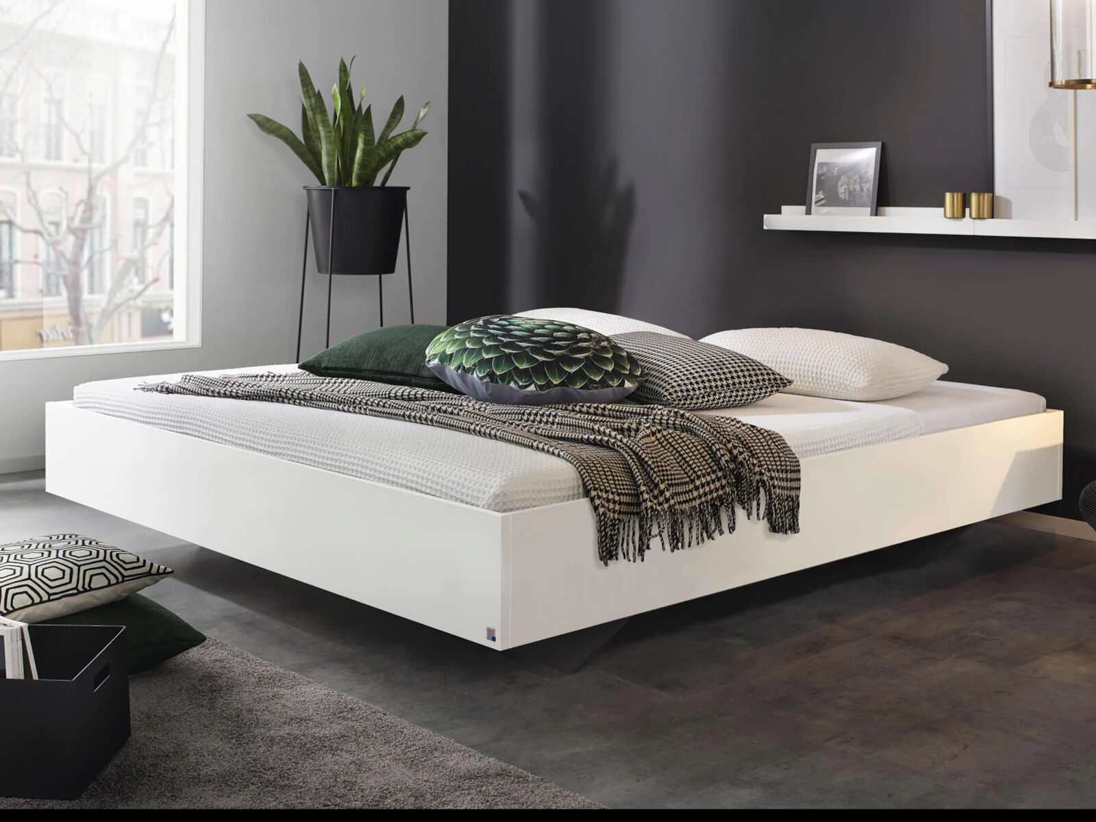 Bed IXANA 160x200 cm alpine wit