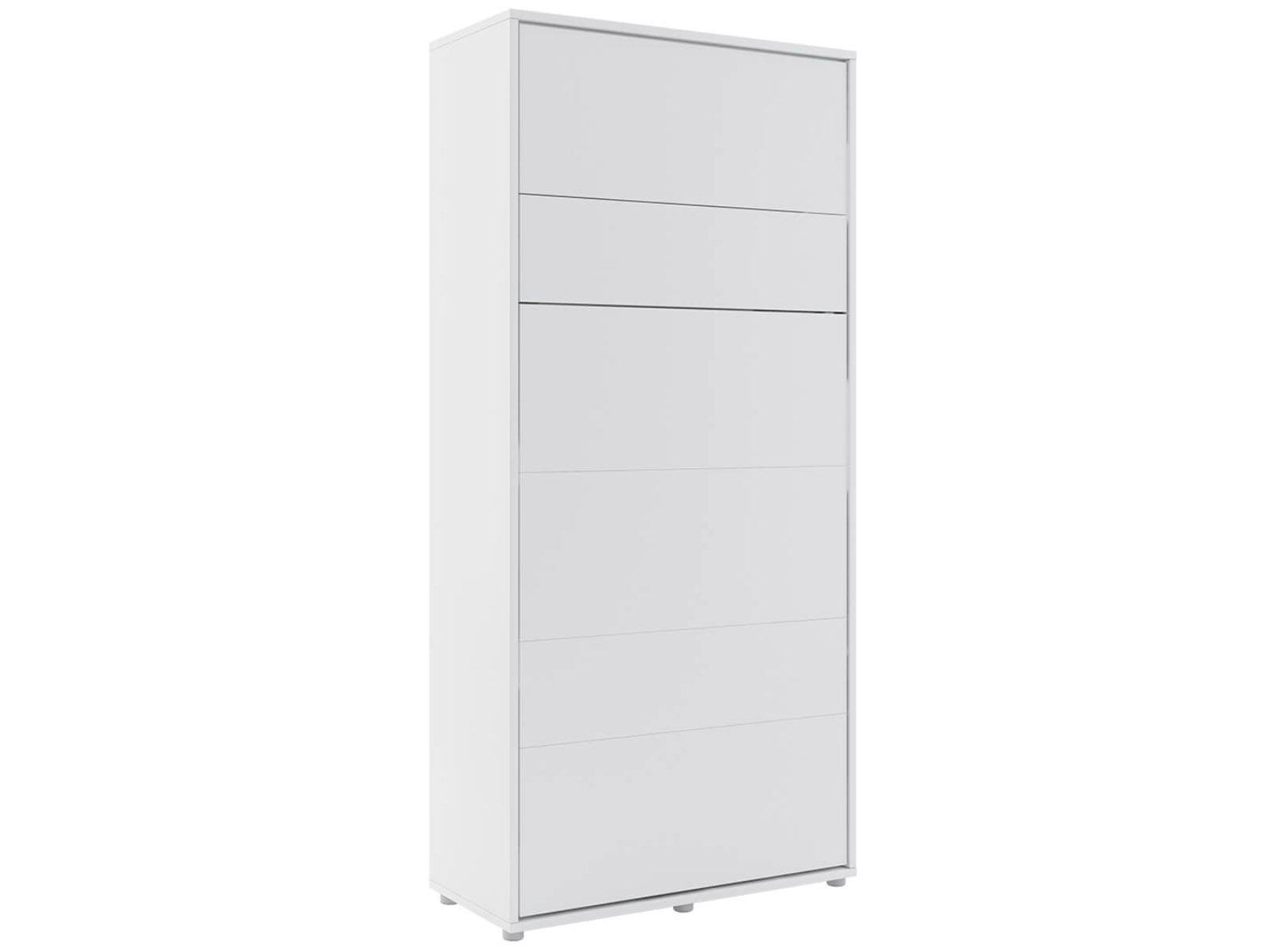 Opklapbed CONCEPTION PRO 90x200 cm mat wit (verticaal)