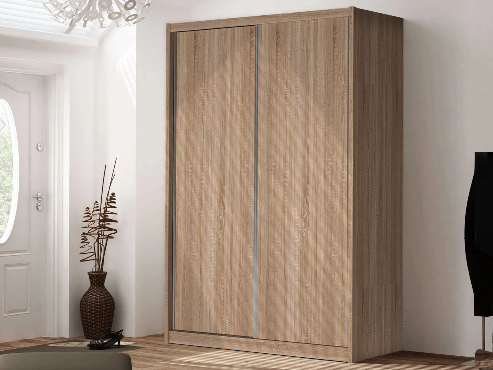 Kast KARL 2 schuifdeuren sonoma eik