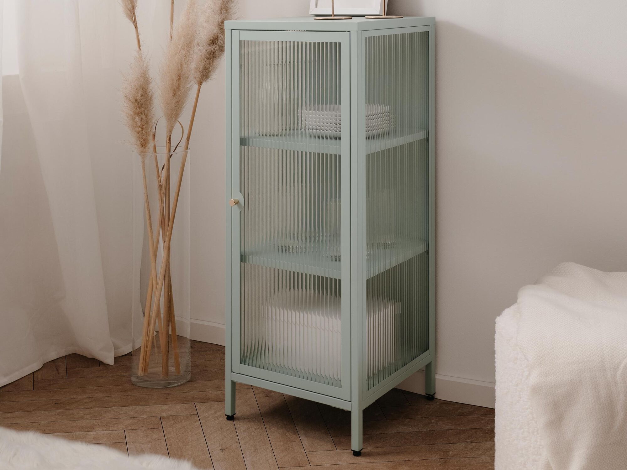 Commode MILLIE 1 deur mintgroen 