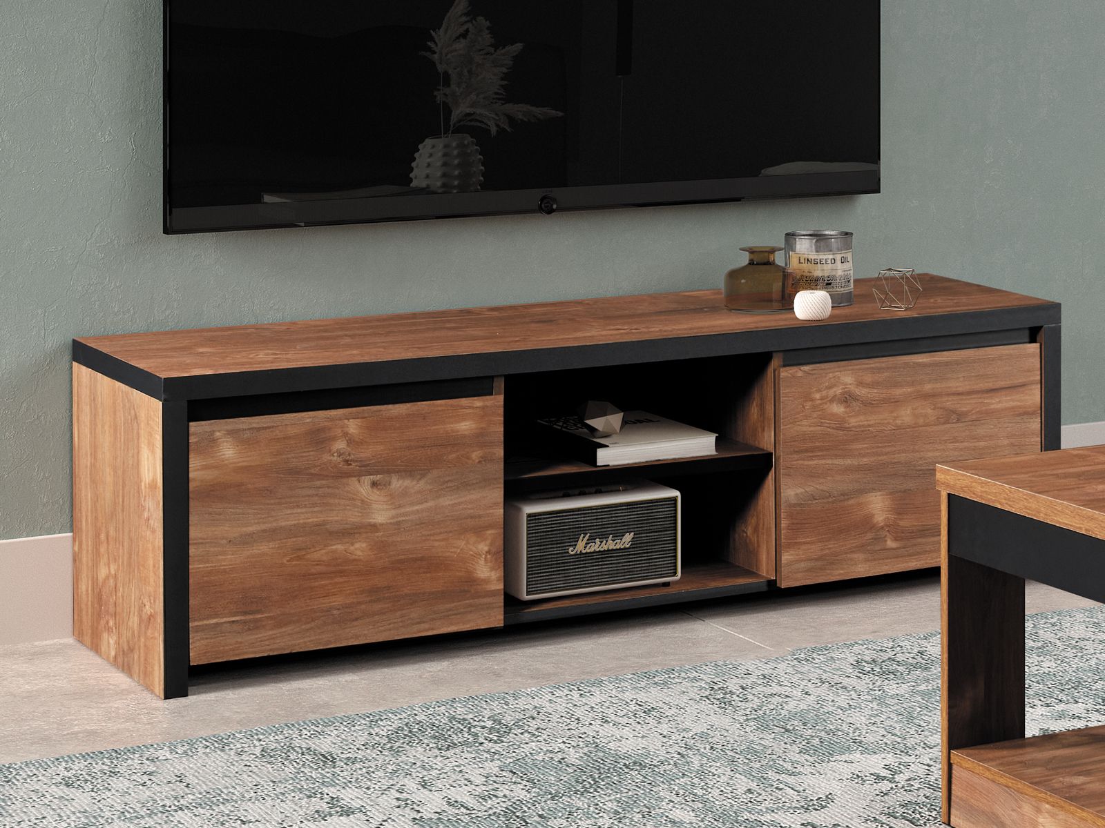 Tv-meubel SYLVIE 2 deuren mangolia 