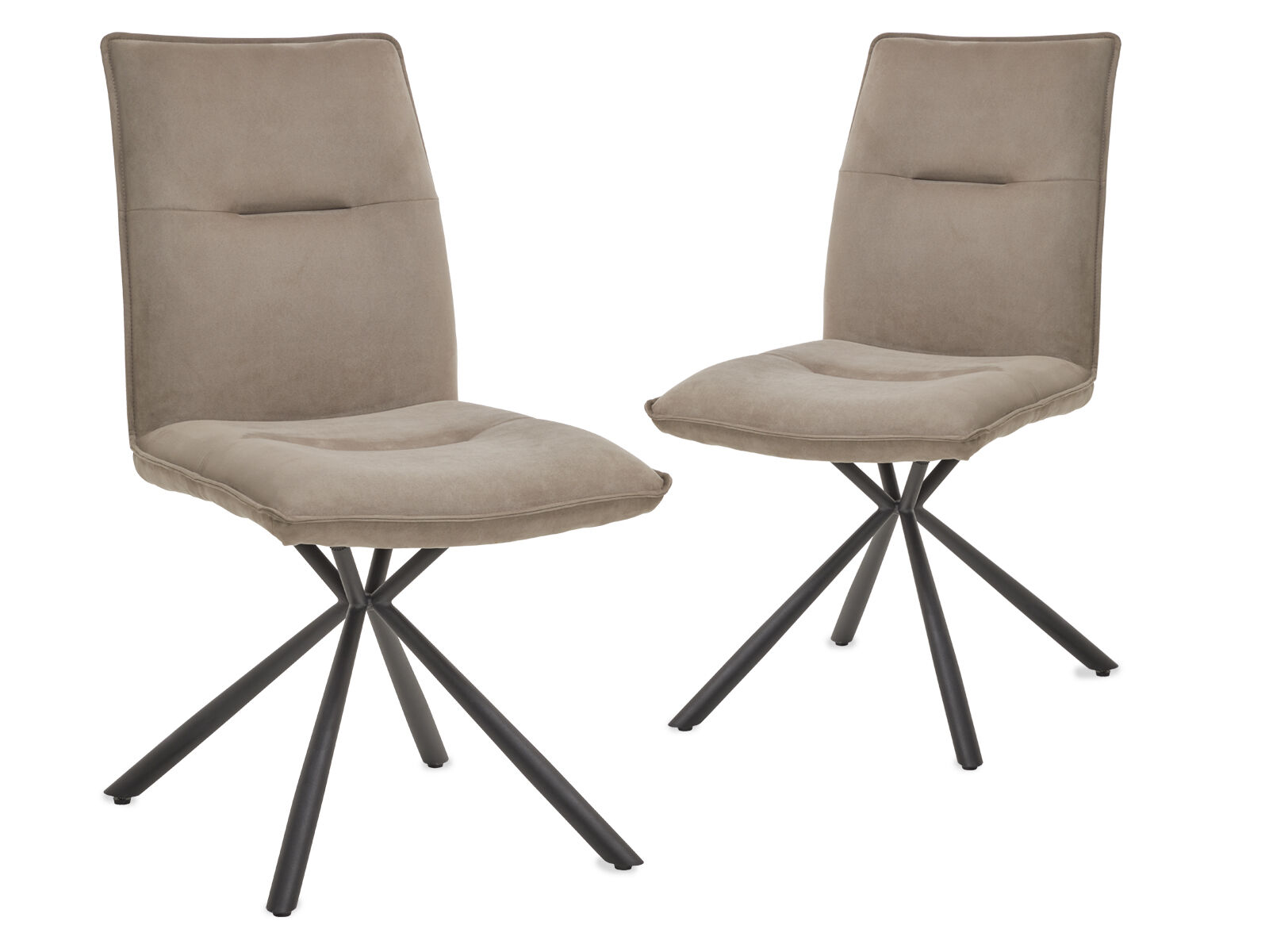 Set van 2 stoelen TIMMO bruin 