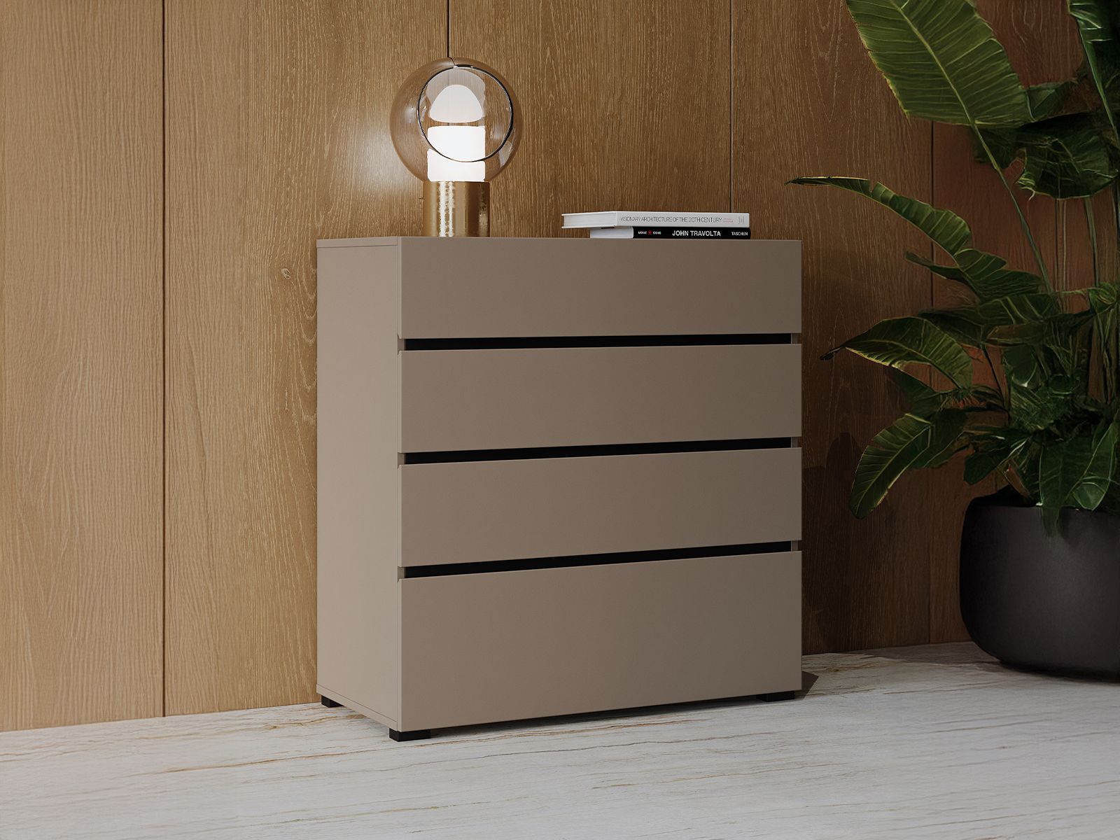 Commode CROSSAIR 4 lades taupe