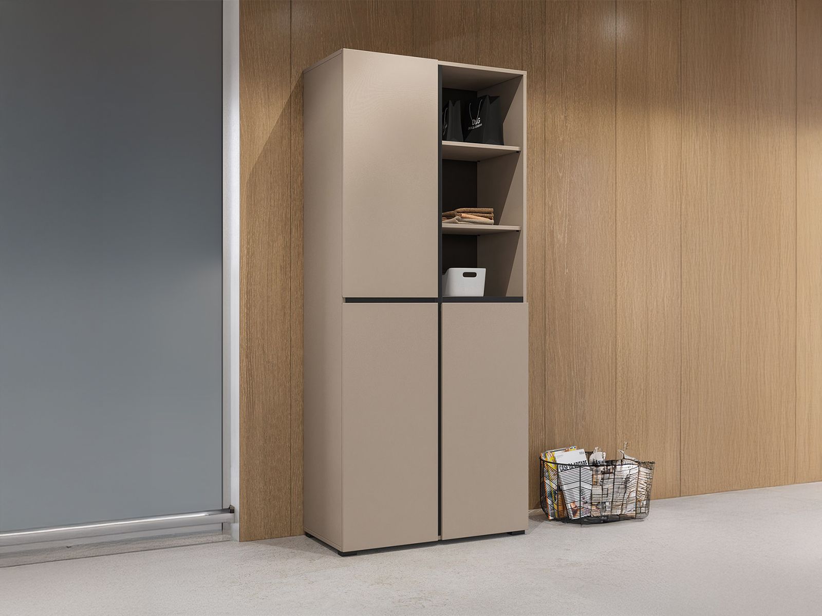 Kast CROSSAIR 3 deuren taupe