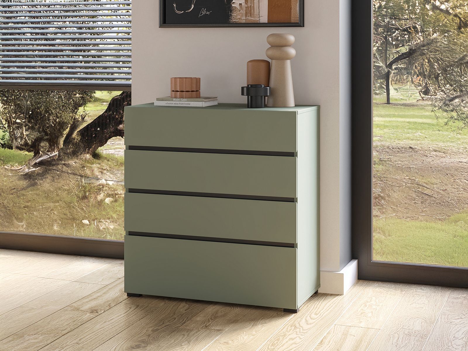 Commode CROSSAIR 4 lades groen
