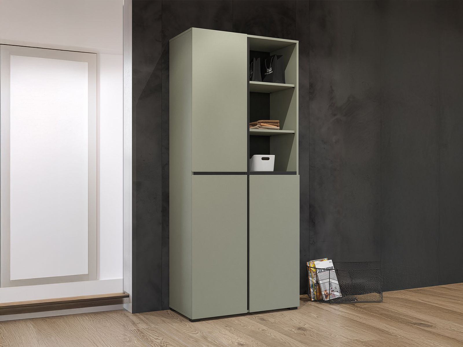 Kast CROSSAIR 3 deuren groen