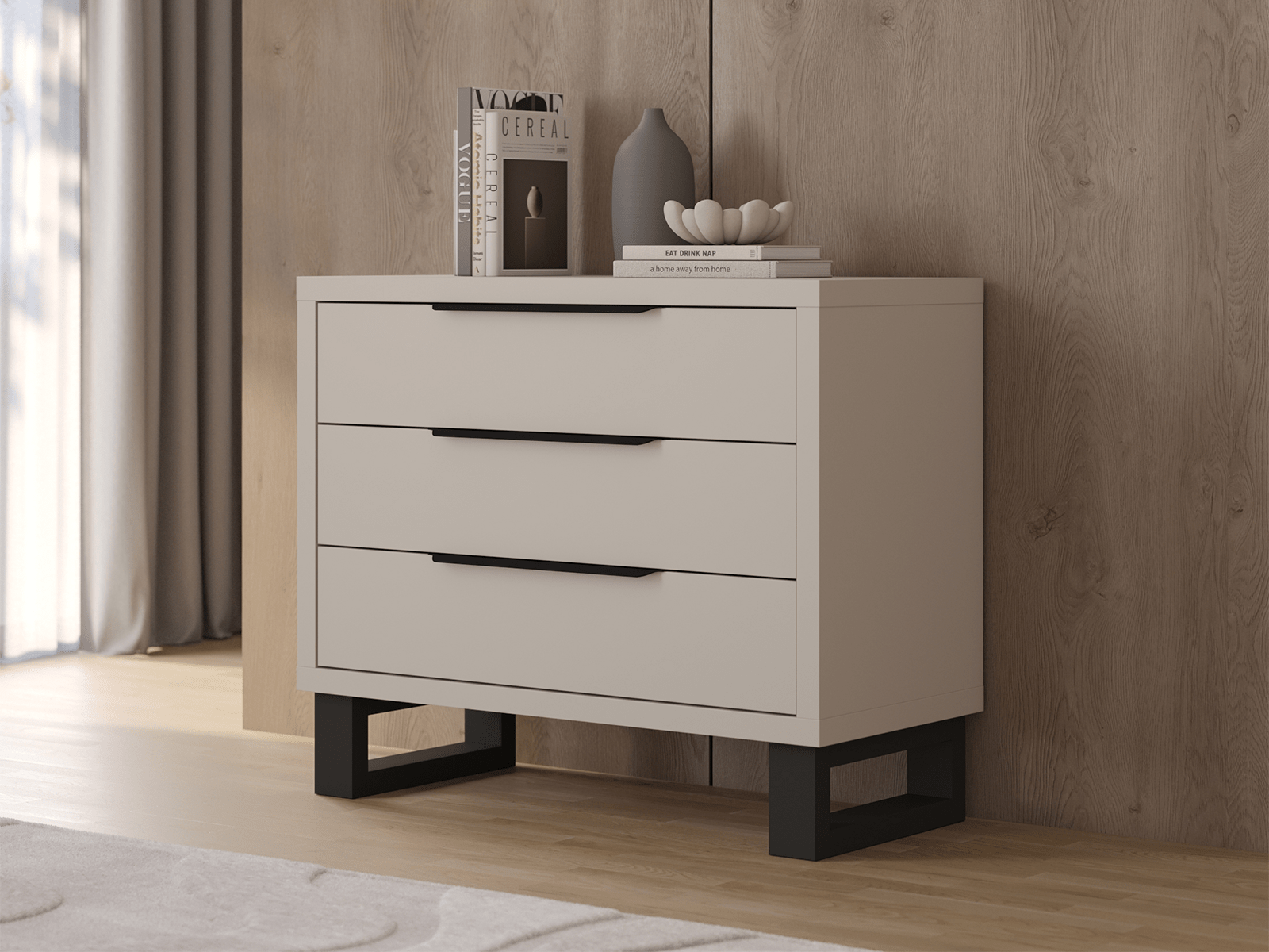 Commode HAMETTE 3 lades kasjmier