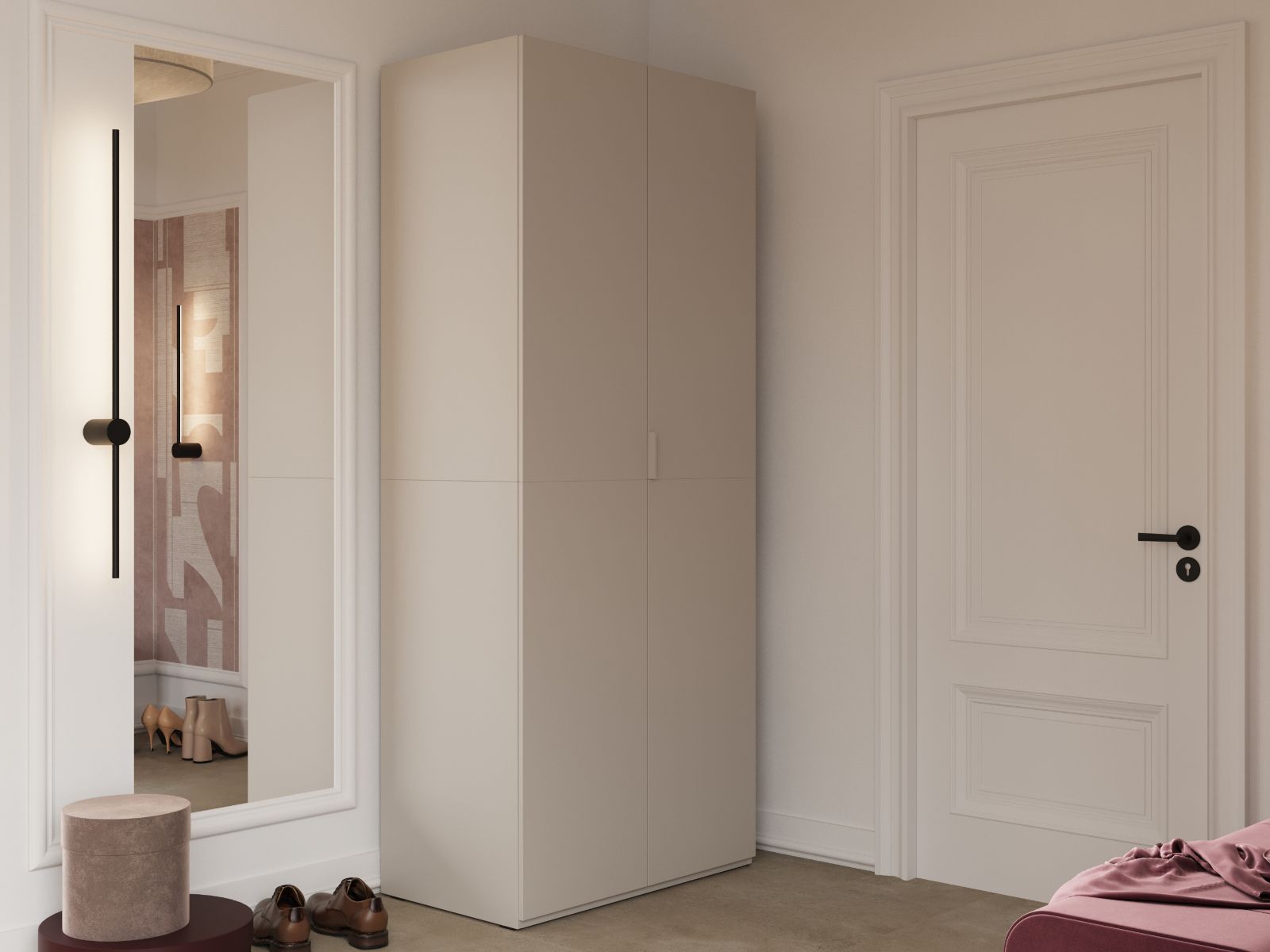 Kast MATANA 2 deuren kasjmier