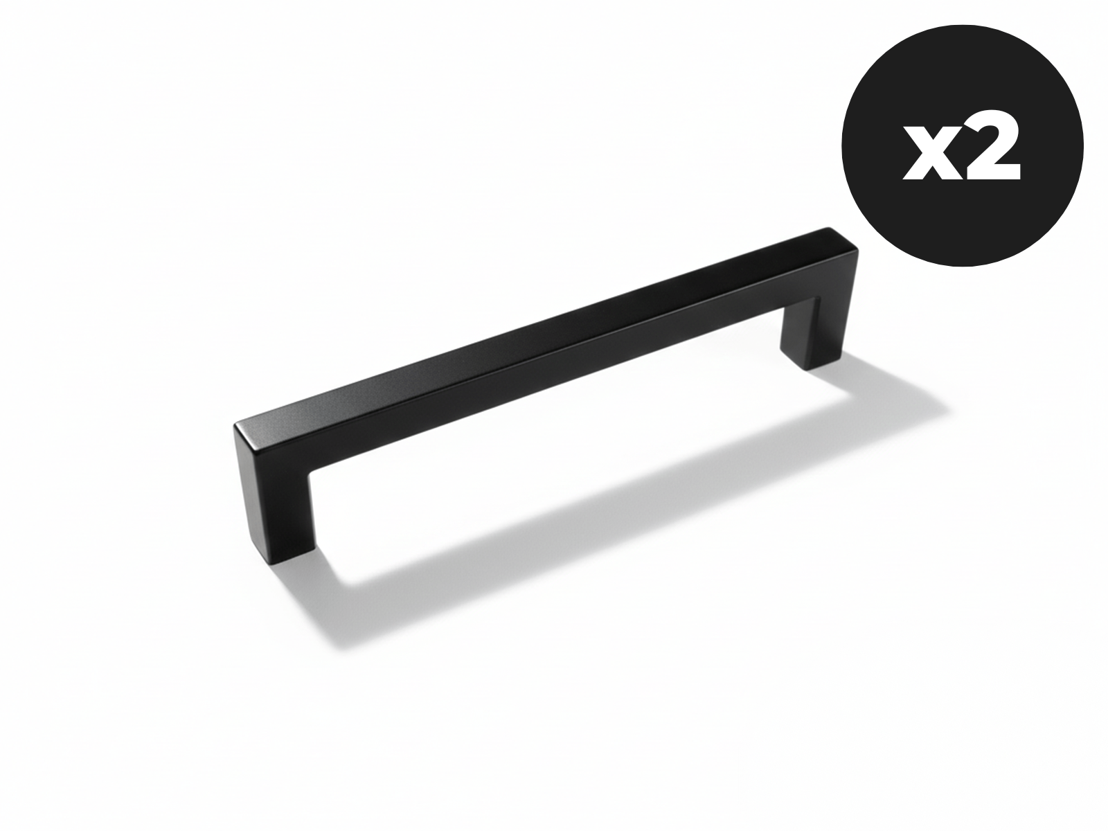 Set van 2 handgrepen WASHING zwart