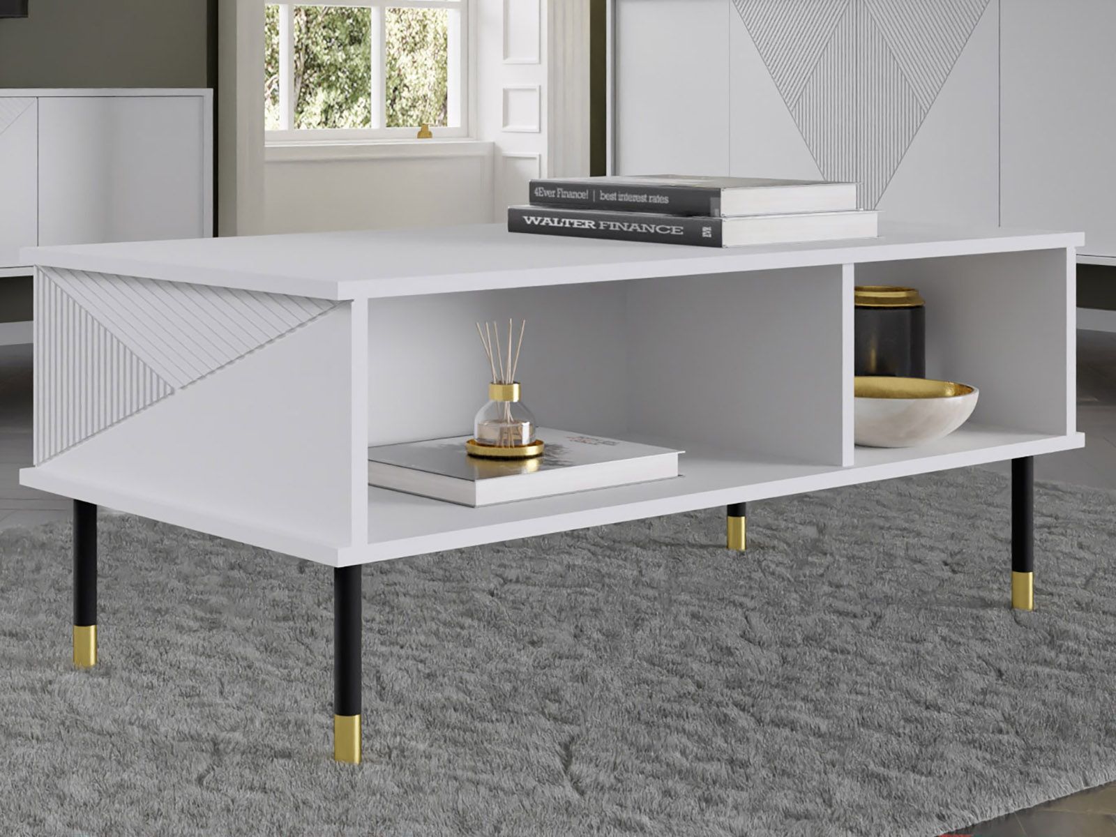 Salontafel WOODKID 110 cm wit