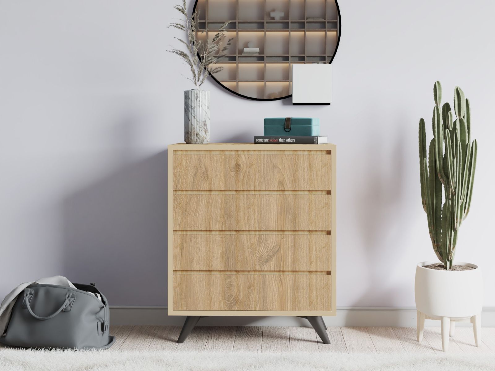 Commode TUVERA 4 lades eik