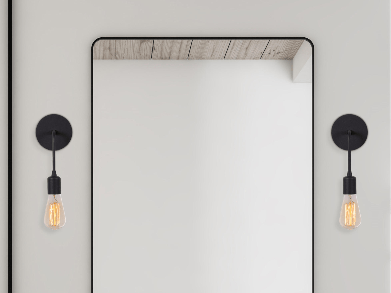 Wandlamp MARTINI 1 lamp zwart