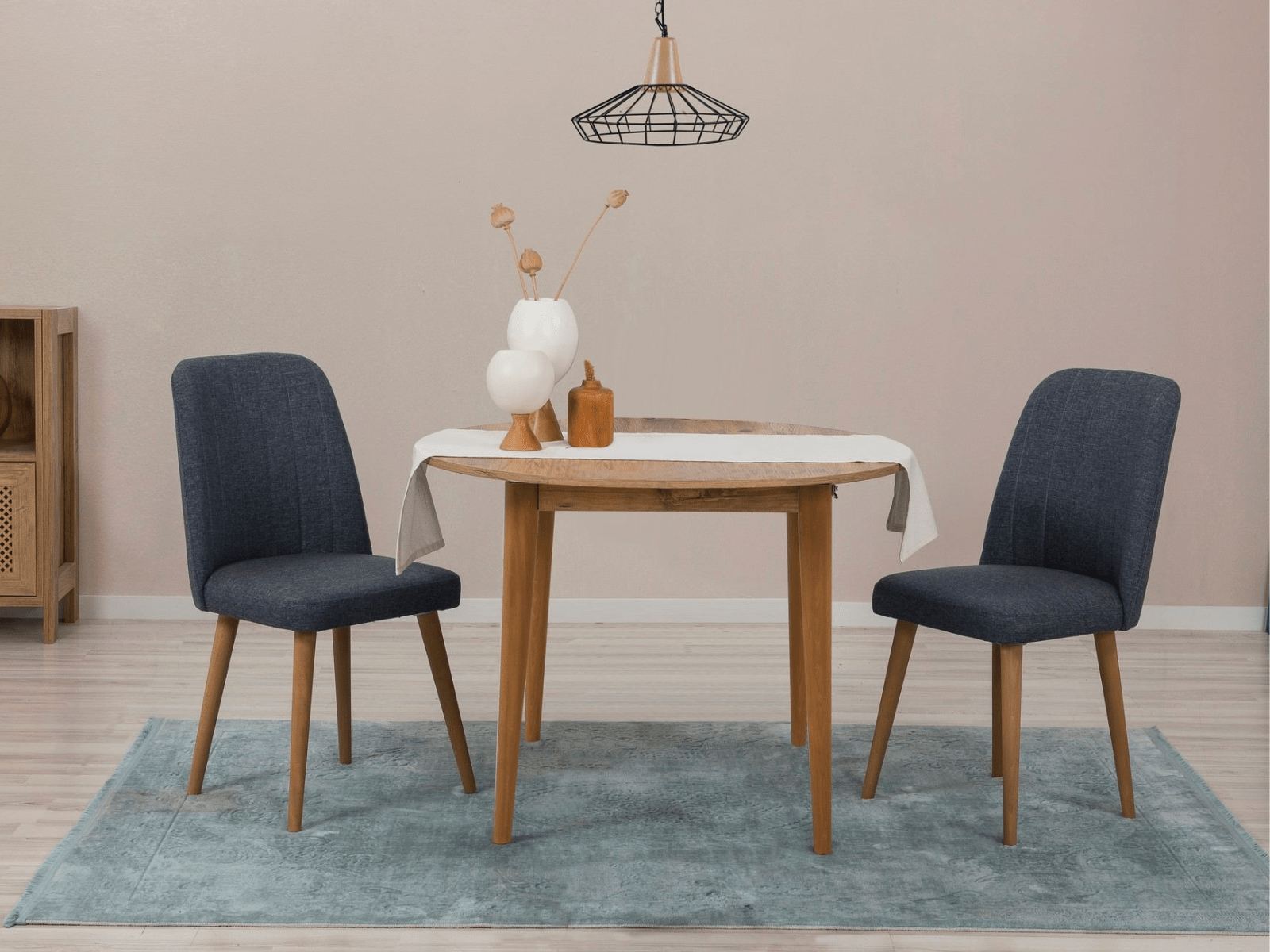 Verlengbare eettafel VINNITO 100>139 cm atlantische pijnboom