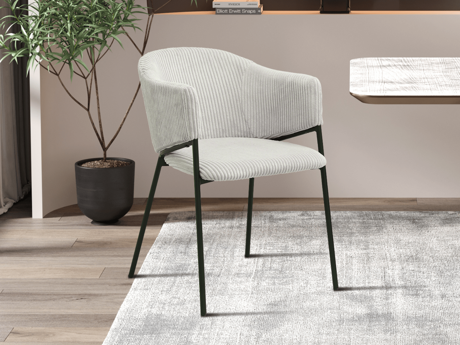 Stoel NICOLE lichtgrijs