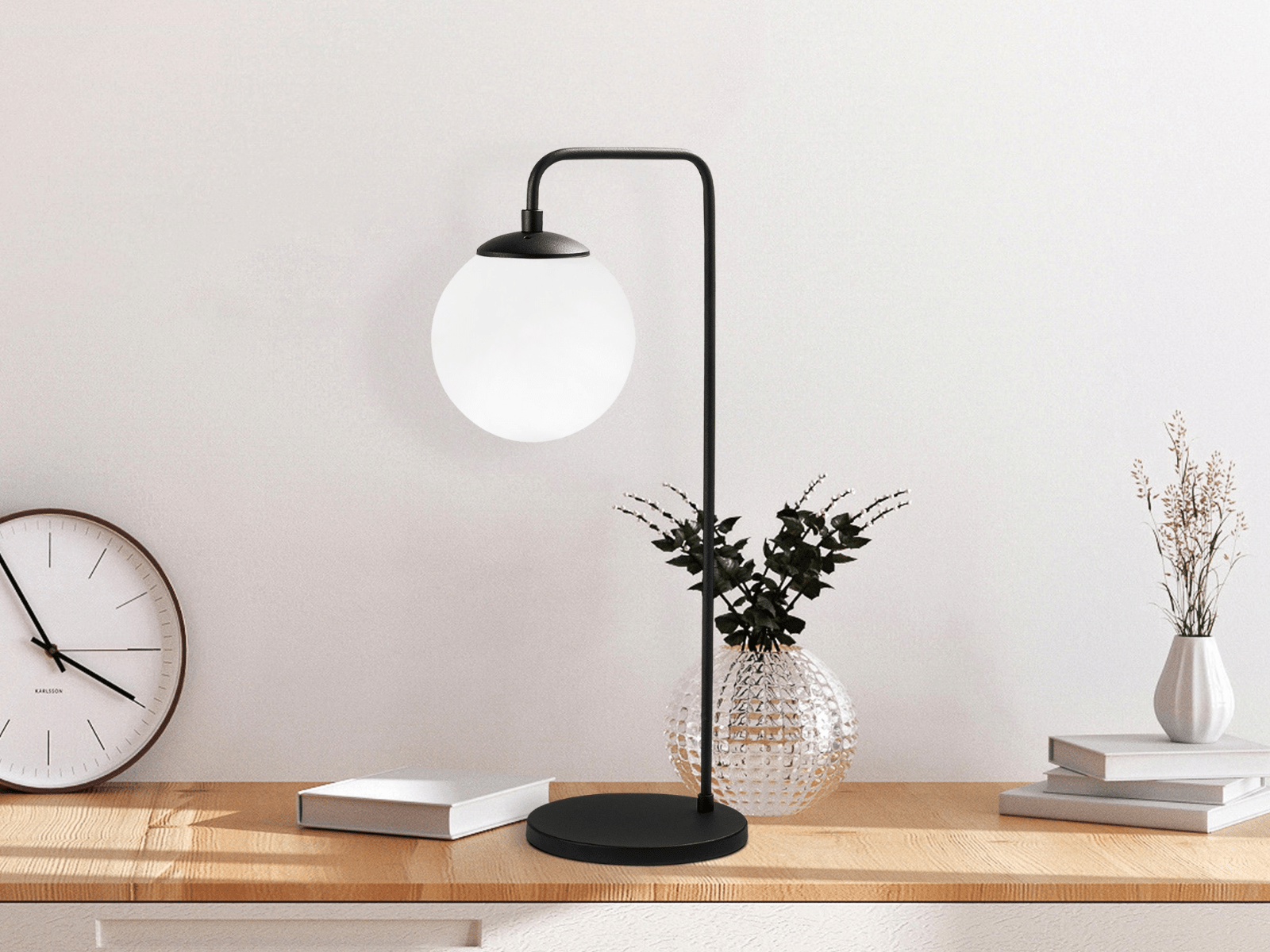 Tafellamp VALDERRAMA 1 lamp zwart