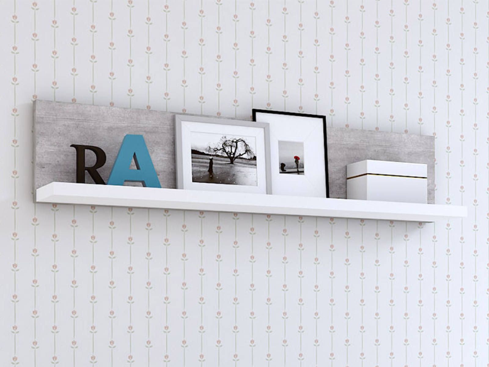 Wandplank BOTSWANA 150 cm beton