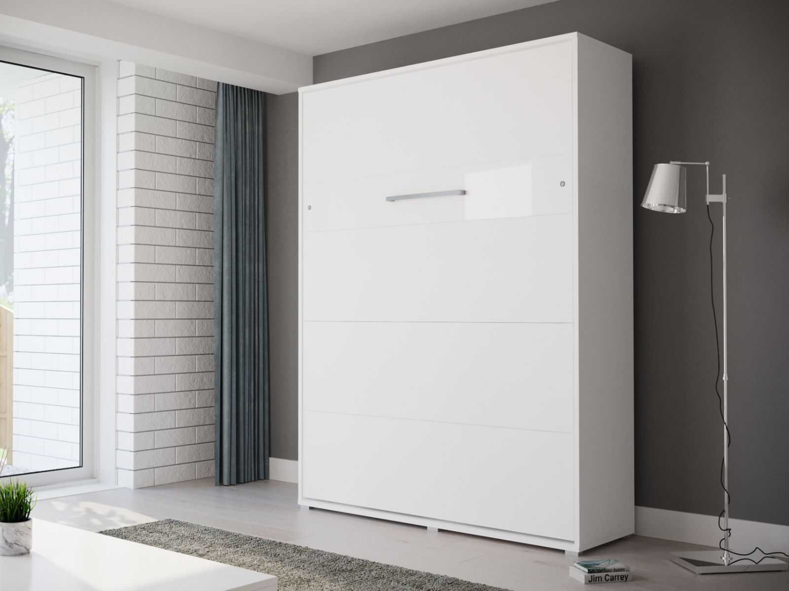 Opklapbed HOUDI 160x200 cm wit