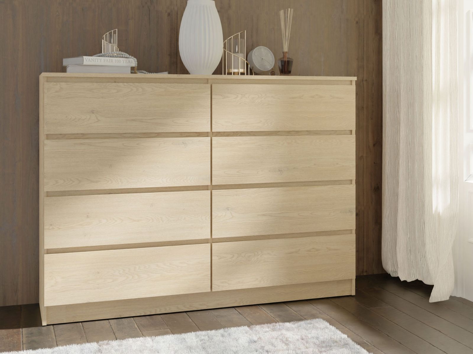 Commode MAJDA 8 lades sonoma