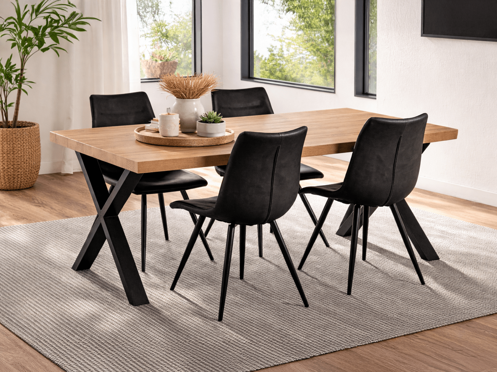 Eettafel MARNOIX 200 cm franse eik