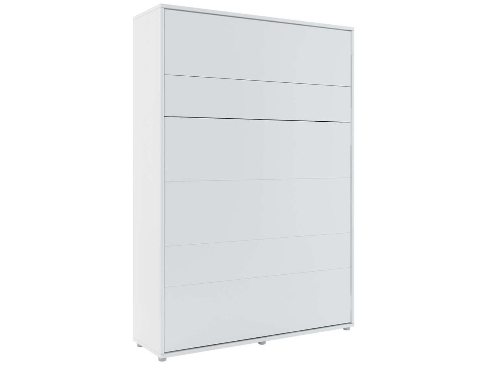 Opklapbed CONCEPTION PRO 140x200 cm mat wit (verticaal) met matras