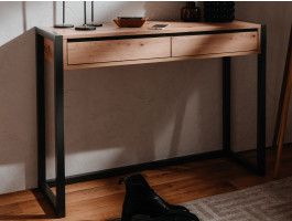 Console DENZEL 2 lades eik artisanaal/antraciet