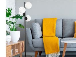 Staande lamp FAZOR 4 lampen goud