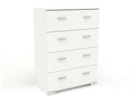 Commode INFINITY II 4 lades wit