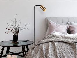 Staande lamp DUMBARTON 1 lamp zwart 