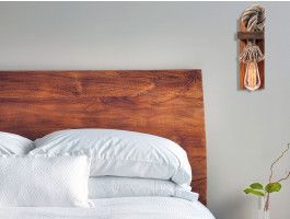 Wandlamp ORVIETO 1 lamp bruin 