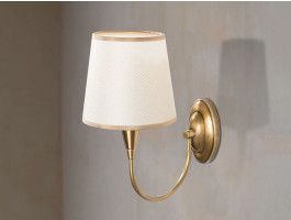 Wandlamp LERIDA 1 goud 