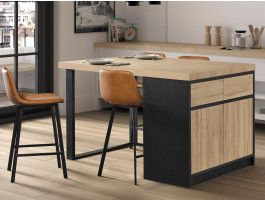 Keukeneiland ILOAN 170 cm franse eik