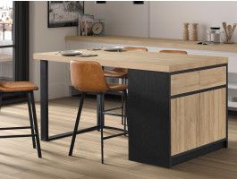 Keukeneiland ILOAN 230 cm franse eik 