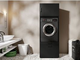 Kast WASHING 1 machine LARGE zwart