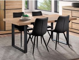 Eettafel LIEZE 200 cm franse eik met U-poten