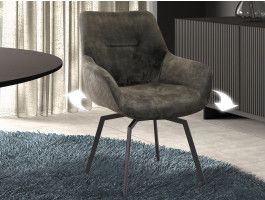 Draaistoel MODIL fluweel groen