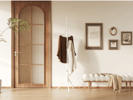 Kapstok KARISSA 8 haken wit