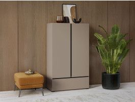 Commode CROSSAIR 2 deuren 1 lade taupe