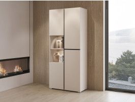 Vitrinekast CROSSAIR 3 deuren kasjmier