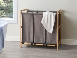 Wassorteerder WASHING 3 vakken grijs