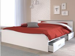 Bed ALPHONSE 140x200 cm wit