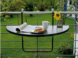 Hangtafel voor balkon BUTTERFLY antraciet