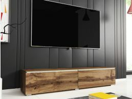 TV-meubel DUBAI 2 klapdeuren 140 cm eik wotan zonder verlichting