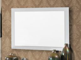 Rechthoekige spiegel MARIO 80 cm hoogglans wit