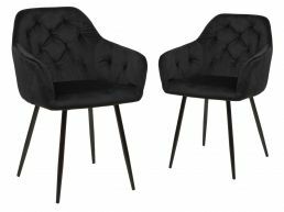 Set van 2 stoelen BRODY zwart