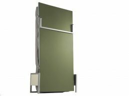 Opklapbed CUBERDON 90x200 cm taupe (verticaal)