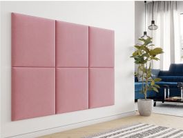 Wandpaneel SAKURA 60x60 cm stof roze